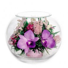 FIORA Арт: 42690 (BLO) цветы в стекле